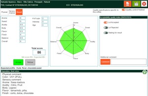 Application de saisie des caractéristiques physiques, gustatives et sensorielles dans le contrôle qualité pour le café et le cacao.<br>Plateforme AZ-Framework.<br>Réalisé avec Webdev pour BELCO.